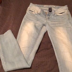 Blue Asphalt Skinny Jeans (stretchy)